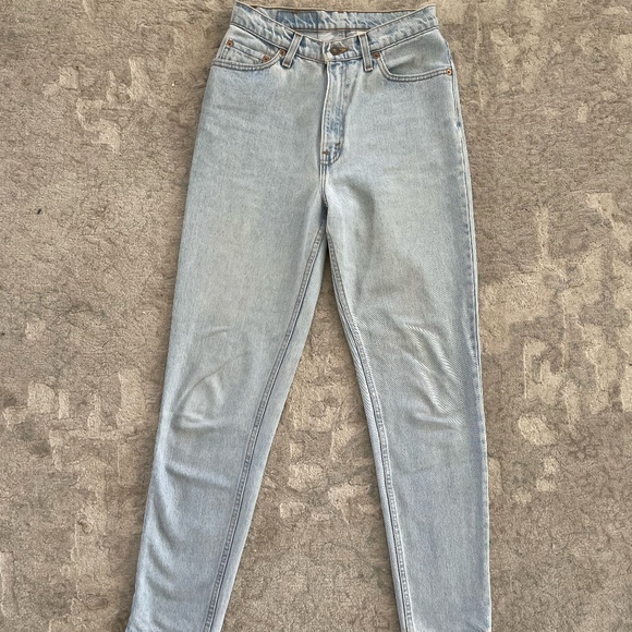 Levi's 512 W28 L30.5 slim fit tapered leg 80's Vintage mom levis 28 - Picture 2 of 12